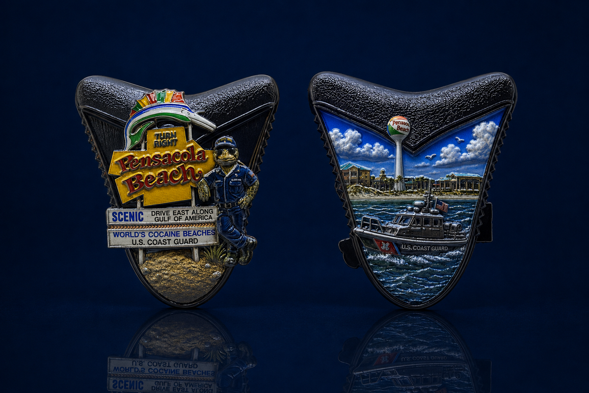 Pensacola FL Coast Guard Challenge Coins